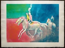 GUIRAMAND Paul Lithographie
