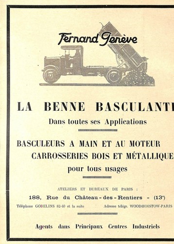 Paris benne basculante - paris, fernand