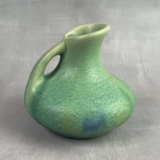 Petit vase pichet BELGIUM Faïence verte et bleu - Thulin, Belgique