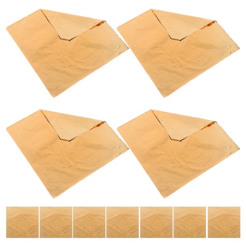 100 pièces feuille dorure - ,