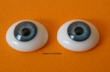 yeux 18mm en verre émaillé