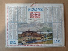 Calendrier ptt almanach - almanach, de