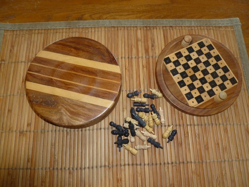 Petit jeux échec bois - petit,