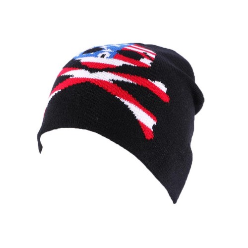 Bonnet biker noir avec tête - avec,
