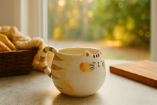 Tasse en céramique chat