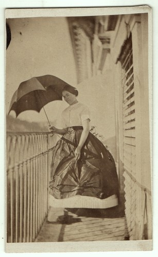 Photo cdv époque 1865 femme - cdv, d'époque