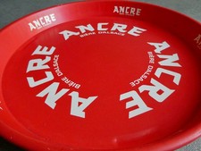 ANCIEN PLATEAU DE BAR BIÈRE " ANCRE PILS " EN TÔLE ANNÉES 60 ALSACE NON ÉMAILLÉ