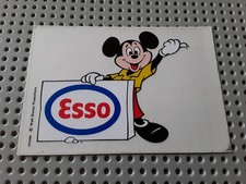 ancien autocollant ESSO MICKEY  DISNEY