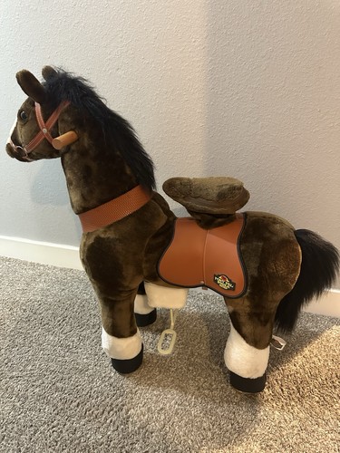 Ponycycle plush ride toy - ponycycle,