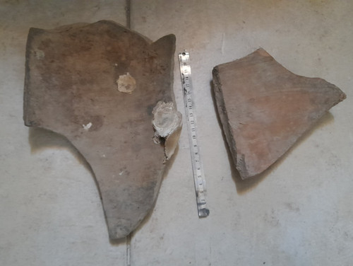 Fragments amphore romaine - ,