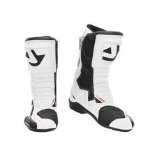 Bottes De Moto Imperméables ACERBIS Homologuées Corkscrew Blanches