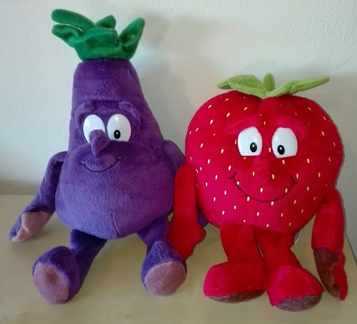 Peluche vitamines coop fraise - coop,
