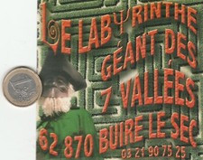 Autocollant. Régionalisme. LABYRINTHE GEANT des 7 VALLEES. à Buire le Sec 62