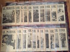 Le Miroir - Lot de 38 journaux