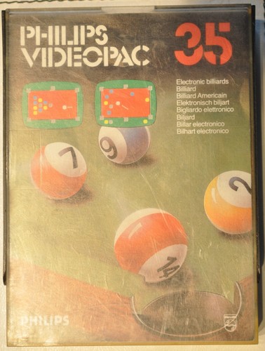 Jeu videopac billard - jeu, "billard