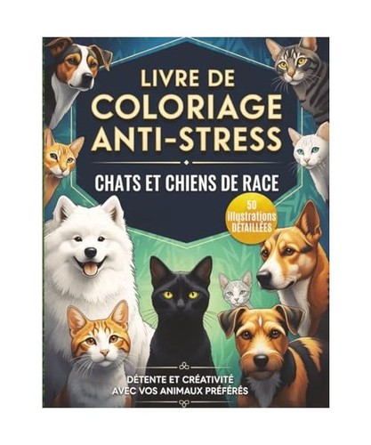 Livre coloriage anti stress - livre, anti-stress