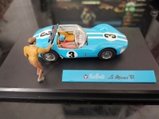 1/43 diorama Michel Vaillant Vaillante #3 Le Mans 1961 voiture 