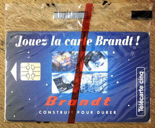 Telecarte brandt réf - telecarte,