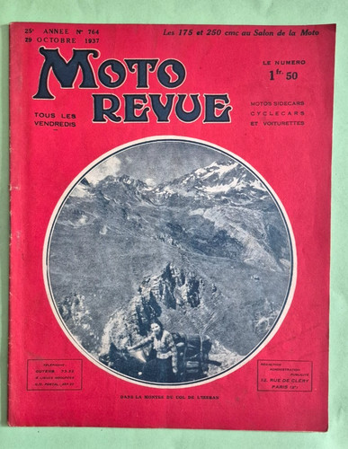 Moto revue 764 - n°764, 1937