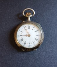 Montre Poche/Gousset Femme à Clapet. En Argent: Poinçons.Pour pièces/à réparer.