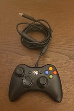 Microsoft Xbox 360 Manette Filaire Noire - HS Ne Fonctionne Pas 