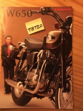 Kawasaki W650 W 650 prospectus moto brochure publicité dépliant