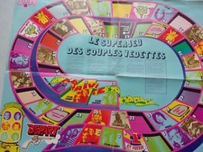 Le Jeu des Couples Vedettes....  poster au verso...ALAIN CHAMFORT(Hit)