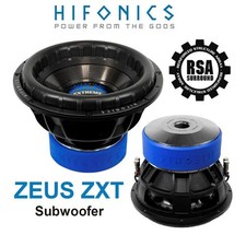 HIFONICS ZXT 10D2 ZEUS EXTREME SUBWOOFER 25 cm (10") 5000 Watt ZEUS ZXT EXTREME