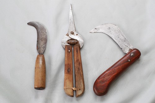 Outils ancien pour - , taille