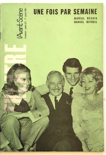 Avant scène une - (theÂtre),