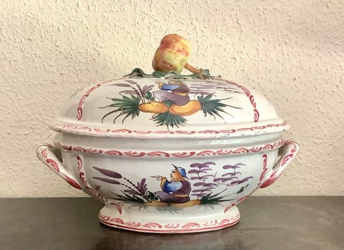 Grand légumier faience de - légumier,