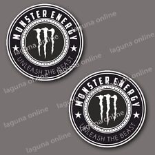 Autocollant décalcomanie imperméable brillant logo Monster Energy