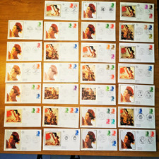 ⭐ FRANCE 27 Enveloppes SOIE Delacroix MARIANNE Liberté - FDC 1er Jour Timbre ⭐