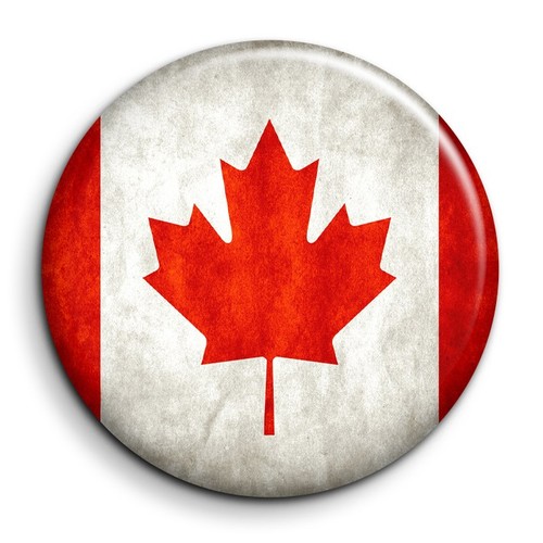 Drapeau canada badge 38mm - drapeau,
