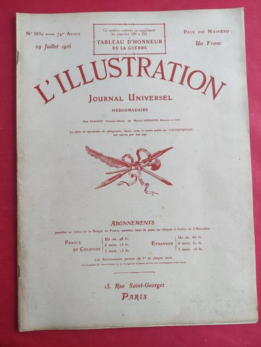 Journal illustration 3830 - journal, l'illustration