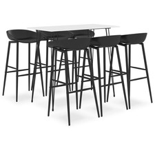 Ensemble de Bar 7 pcs Blanc et