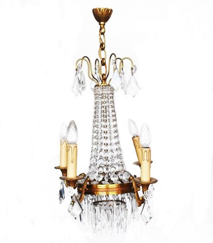 Lustre pampilles bronze - à, en