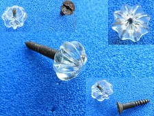 ANCIEN FIXER FIXATION MURALE CROCHET ACCROCHE CADRE TABLEAU ENCADREMENT CRISTAL 