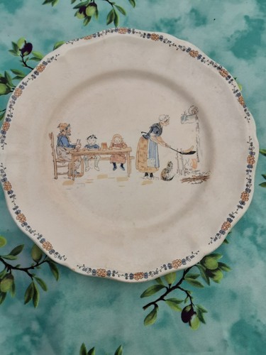 Assiette plate decor de - plate,