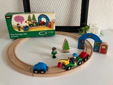 ⚜️ Le Coffret Garage Circuit Jouet en Bois Brio Réf 33015