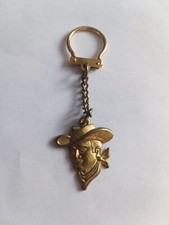 Porte-clés métal COWBOY Western Foulard Keychain vintage 60'