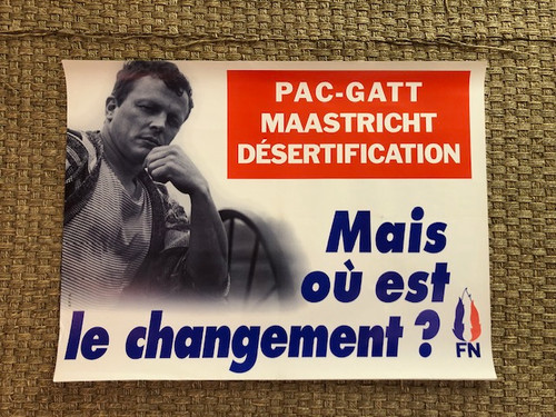 Affiche front national le - fn,