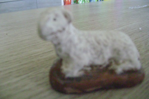 Santon mouton argile 4 cm - santon,, mouton,