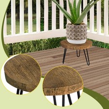 Support à plantes en bois