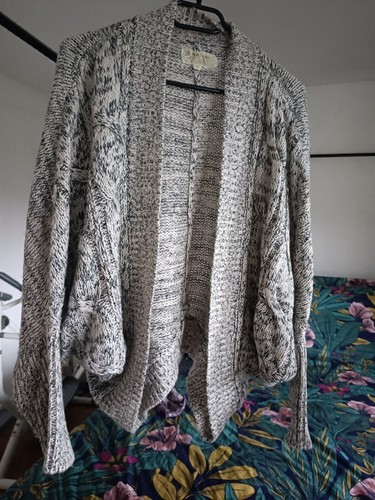 Gilet gris laine - gris, taille