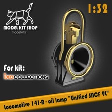 1:32 - LOCOMOTIVE 141-R - LAMPE À PÉTROL "UNIFÉE 9L SNCF" by Modelkit.fr