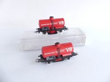 (1) 6495 / JOUEF FRANCE HO 2 WAGONS CITERNE TYPE NETTOYEUR DE VOIE ENTRETIEN