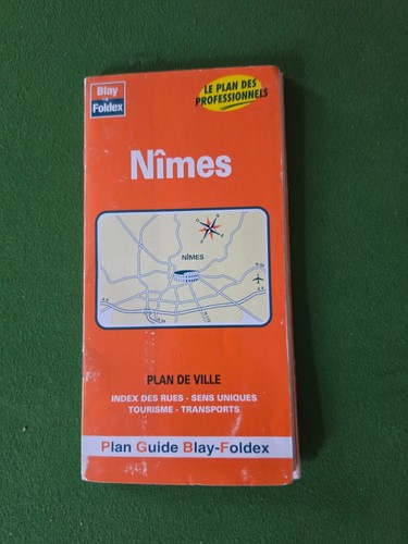 Plan ville nîmes - plan, de