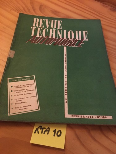 Revue technique automobile - revue,