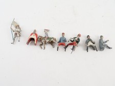 CBG lot de 7 soldat français Napoléon Jeanne d'Arc Richelieu Foch en métal 50 mm